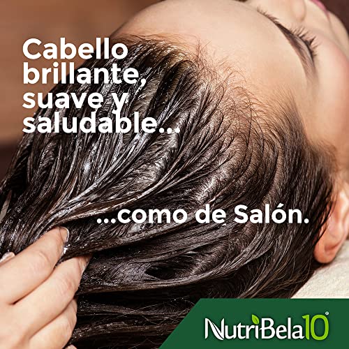 Nutribela Hair Mask for damaged dry hair treatment with Avocado Argan Collagen Coconut oil Keratin Aloe Vera Vitamin E Serum Shea Macadamia Deep Conditioner Curly Frizzy cabello maltratado 17Onz