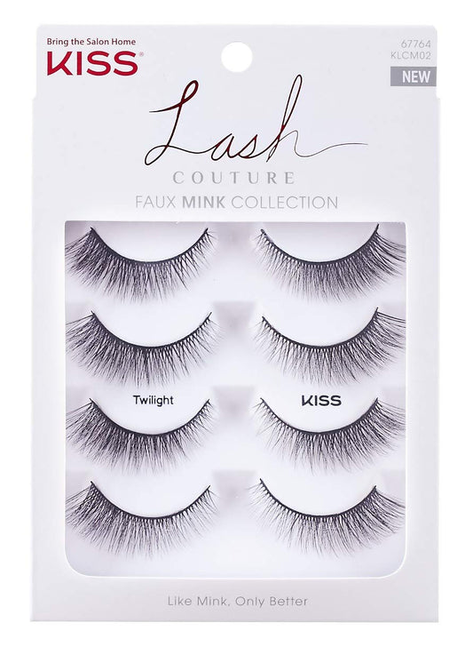 Kiss Lash Couture Faux Mink - Twilight Multipack, 4 Count