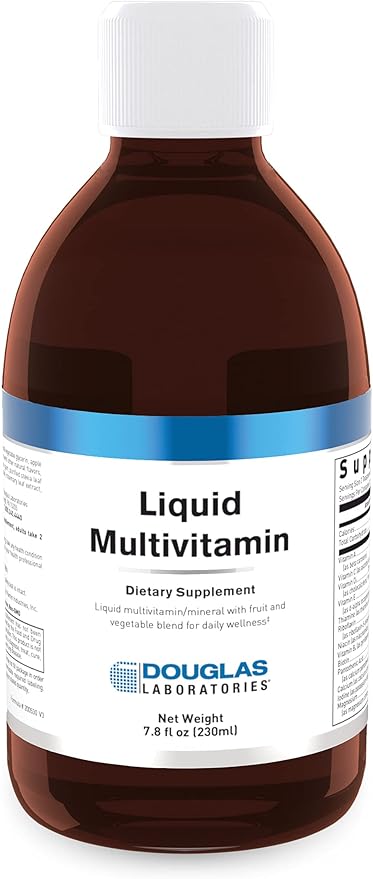 Douglas Laboratories Liquid Multivitamin | Liquid Multivitamin/Mineral with Fruit and Blend for Daily Wellness | 7.8 fl. oz.