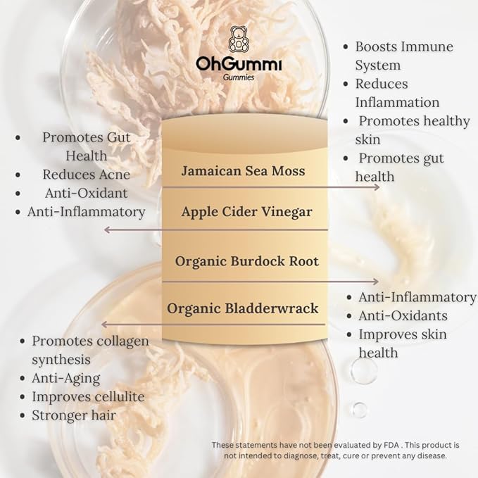 Jamaican Sea Moss + Apple Cider Vinegar (Vegan Sea Moss)
