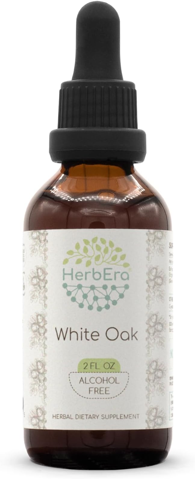 White Oak B60 Alcohol-Free Herbal Extract Tincture, Concentrated Liquid Drops Natural White Oak (Quercus alba) Dried Bark (2 fl oz)