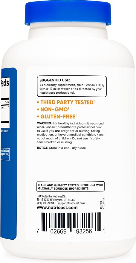 Nutricost Milk Thistle 1,000mg Equivalent, 240 Capsules (3 Pack) - 250mg of 4:1 Extract - Vegan, Non-GMO and Gluten Free