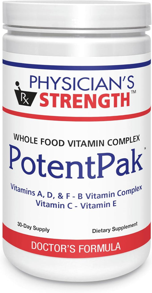 Physician's Strength PotentPak - 30-Day Supply - Whole Food Vitamin Complex with Vitamins A, C, D, E, and B Complex