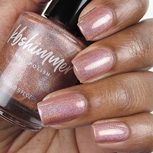 KBShimmer Stop And Smell The Rosé Nail Polish- 0.5 oz Full Sized Bottle