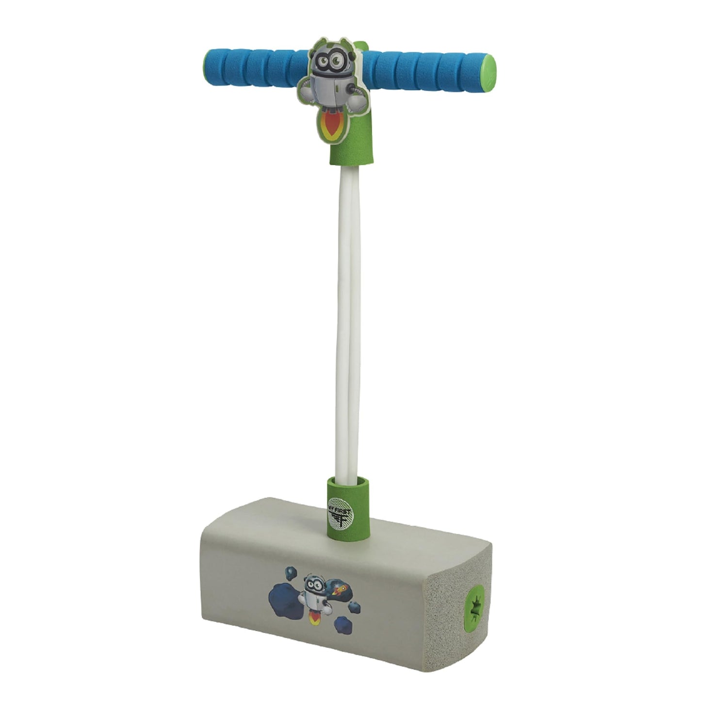 Flybar My First Foam Pogo Jumper for Kids Fun and Safe Pogo Stick for Toddlers, Durable Foam and Bungee Jumper for Ages 3 and up, Supports up to 250lbs, Robot
