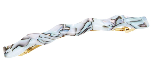 France Luxe Wavy Long and Skinny Barrette, South Sea - Comfortable Fit With A Simple Design