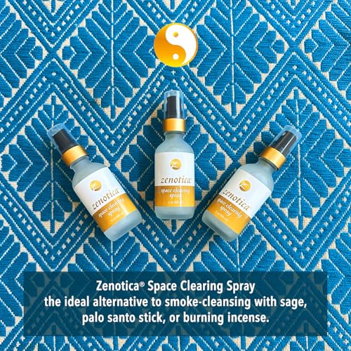 Zenotica® Feng Shui and Space Clearing Spray: Organic, Eco-Friendly, Fair-Trade Essential Oil Blend to Cleanse, Harmonize, Reset, and Restore Serenity and Balance. 2 Fluid Ounces (60ml).