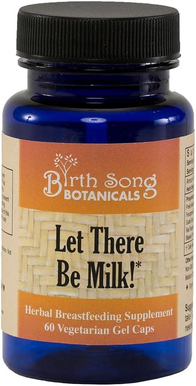 Let There Be Milk! Breastfeeding and Lactation Support Supplement* For Nursing and Pumping Breast Milk* Herbal Support For Breast Milk Supply* Vegetarian Liquid Capsules 60 Count