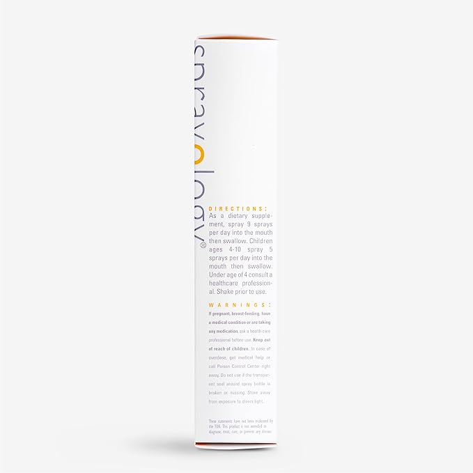 Sprayology Everyday Sunshine Vitamin Spray | Vitamin D3 & K2 Supplement for Adults | Vegan, Gluten-Free & Lactose-Free | Immune Support Spray & Mood Booster | 30 Day Supply (1.7 fl oz)