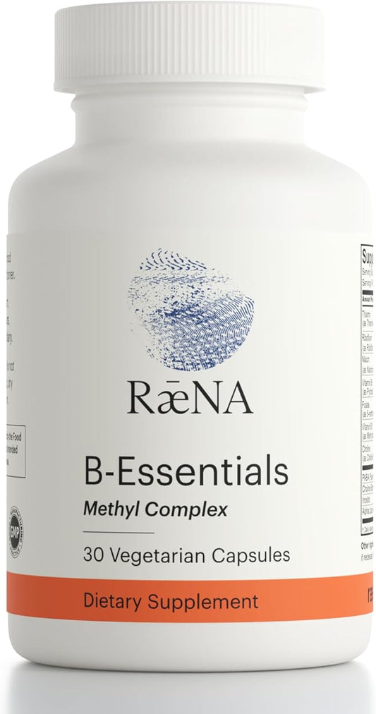 Raena B-Essentials Blend – Premium Vitamin B Complex for Energy, Metabolism, and Stress Support – Boosts Immunity & Overall Wellness