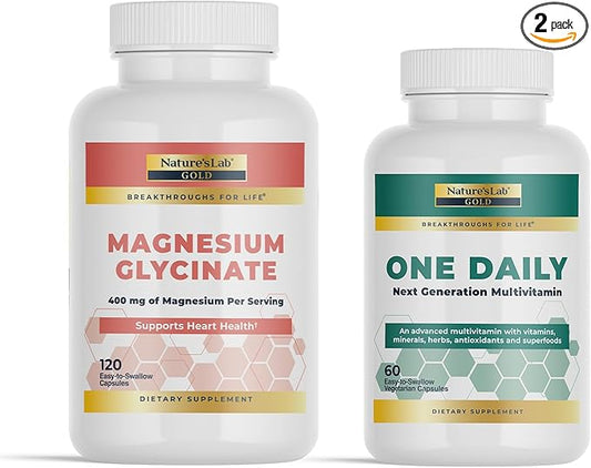 Nature's Lab Gold One Daily Multivitamin + Magnesium Glycinate
