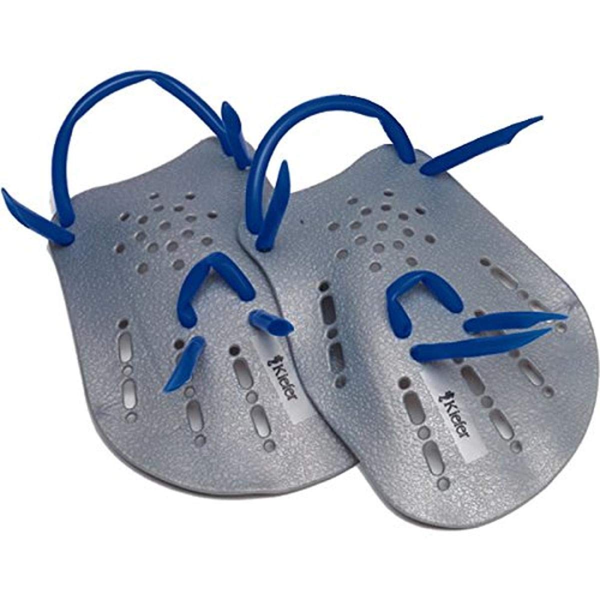 Kiefer Ergo Hand Paddle (1-Pair), Silver, 4.75 x 7.75-Inch/Medium