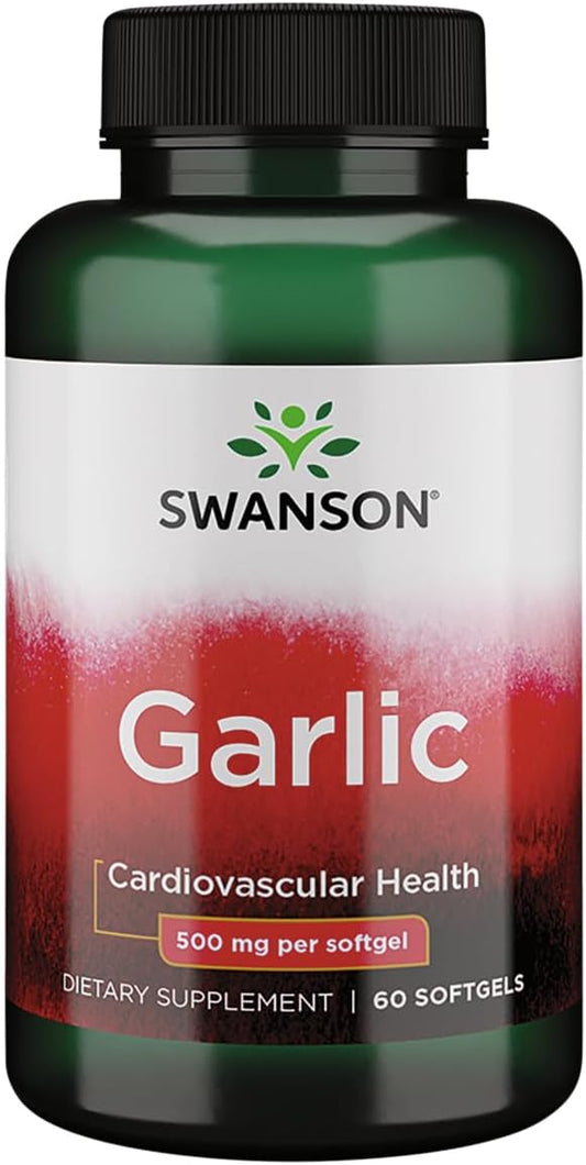 Swanson Garlic 500 Milligrams 60 Sgels