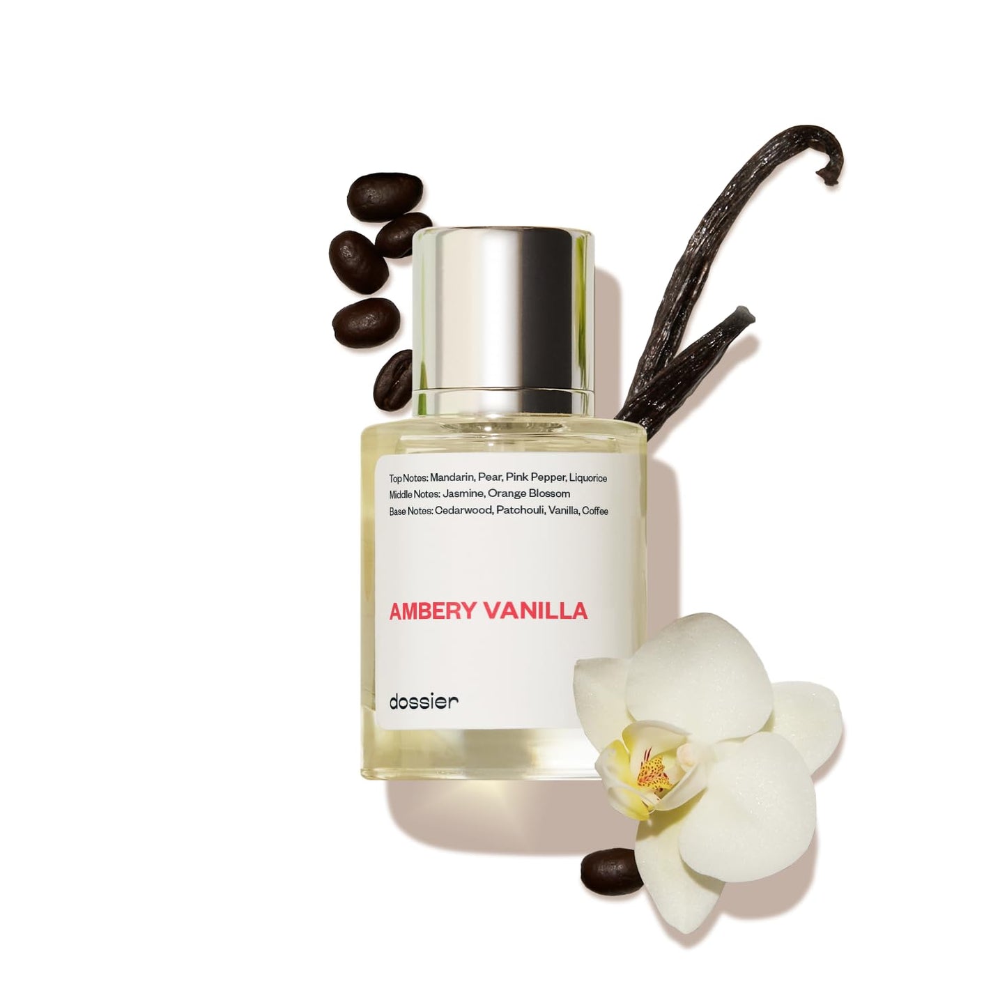 Dossier - Ambery Vanilla 3.4Oz (100ml) - Eau de Parfum - Luxury Perfume - Long-lasting Fragrance - Feminine