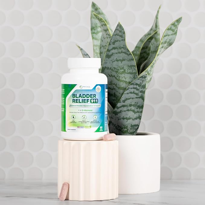 Bladder Relief 911 Detoxifying Strength - for Men and Women Provides Bladder Support, 60 Veggie Capsules