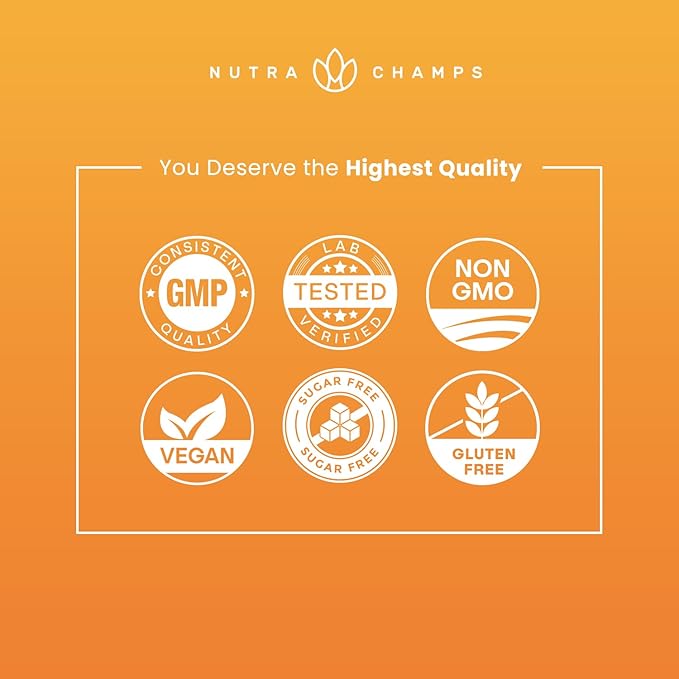 NutraChamps Kids Multivitamin Gummies | Multivitamin for Kids | 120 Gummy Vitamins for Kids | Sugar Free Kids Vitamins Gummy Multivitamin | Vegan & Non-GMO | Strawberry, Passionfruit, Peach & Cherry