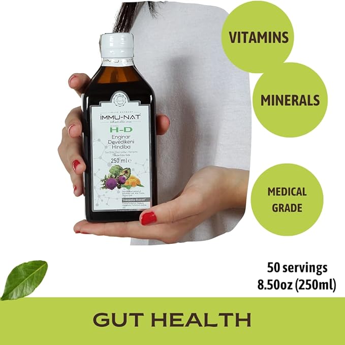 H-D Herbal Liver Detox, Cleanse, and Repair Liquid Supplement - Supports Gut Health and Kidney Function - Milk Thistle, Artichoke, and Chicory - Non-GMO (8.50oz)