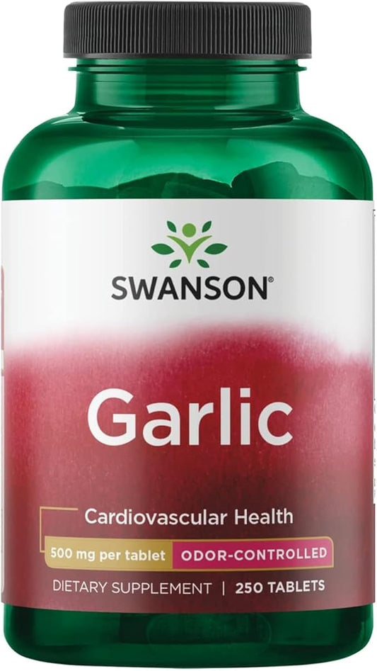 Swanson Best Garlic Odor-CNTRL 500MG 250 TAB