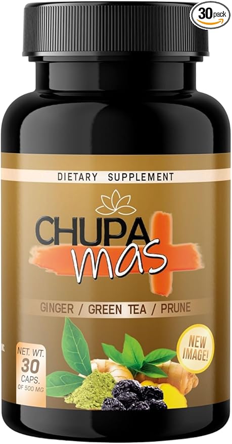 Ginger Green Tea Prune 30 Capsules 500mg