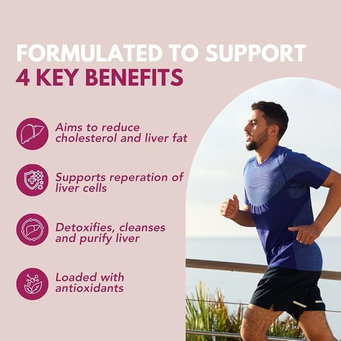 Unique Formula® Liver Support Supplement, Herbal Liver Detox with Milk Thistle, Artichoke Leaf, Buckwheat Sprouted, Methionine, Curcumin, Betaine, Plant-Based (90 Capsules)