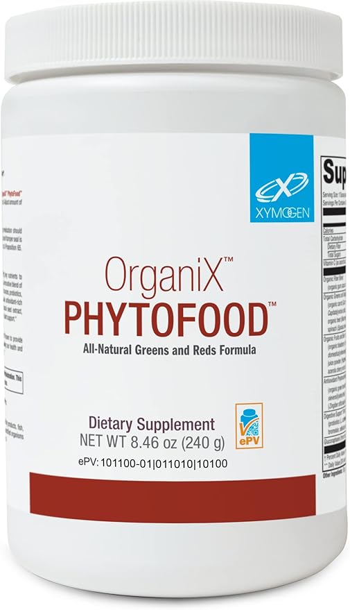 XYMOGEN D3 Liquid (1,500 Servings) + OrganiX PhytoFood Greens Powder (30 Servings) - 1000 IU Liquid Vitamin D Drops with Vegetables, Fruits, Berries, Phytonutrients, Fiber, Probiotics + Enzymes