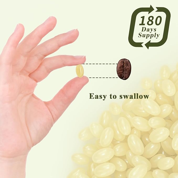 2-in-1 Vitamin D3 K2 Supplement Softgel, Vitamin D3 10000 IU and Vitamin K2 200 mcg, K2 MK7 with D3 Vitamin Supplement Support Immune, Heart, Joint, Teeth & Bone Health