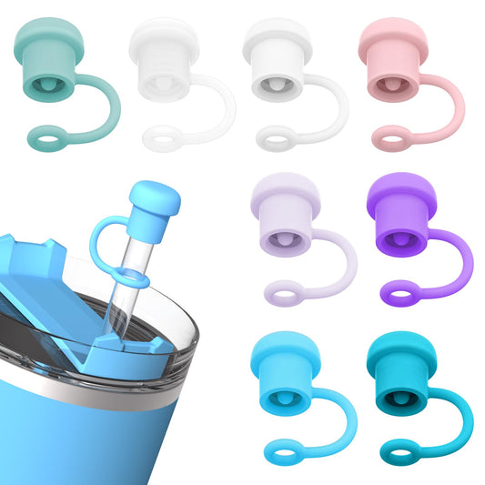 Adjustable Straw Cover for All Brand of Stanley, Simple Modern, Yeti, Owala, Hydro Flask, Reduce, Maars, Meoky, MaxBase, Beast, Hydrapeak and so on, Diameter 6mm-10mm, BPA Free, Dishwasher safe