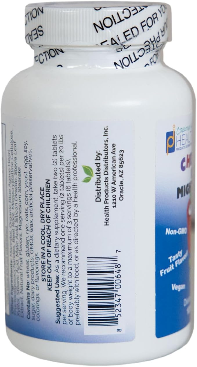 KIDS MIGHTY-MULTI (120 Tablets) – Chewable Multivitamin – Purest Non-GMO Ingredients, No Sugar or Artificial Ingredients – Naturally Sweetened with Xylitol & Stevia Leaf Extract – Suitable for Adults