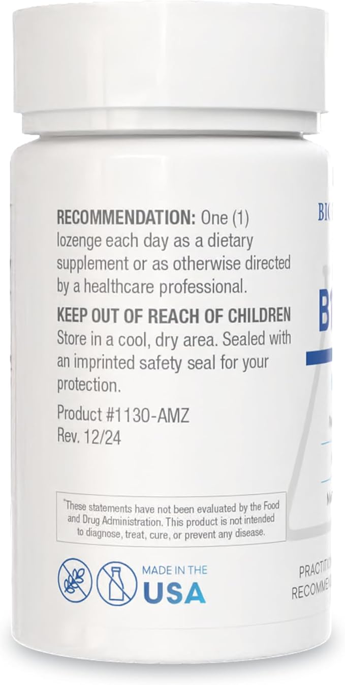 Biotics Research B12-2000™ Vitamin B12 2000 mcg, B6, Folate Supplement - Supplies high Potency Level of B6, B12 Vitamins and folate - Natural, Delicious Berry Flavor, Dissolves Easily -60 Lozenges