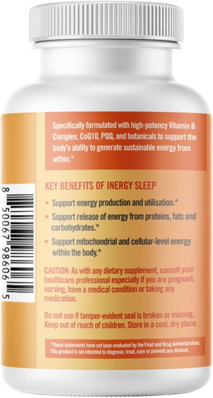 BB Company InergyPLUS | Energy Vitamins for Women, Fatigue, Natural Energy Supplements for Focus | Vitamin B12, Folic Acid, Rhodiola Rosea, Cordyceps, CoQ10, Caffeine Free | Packaging Vary | 60 Ct