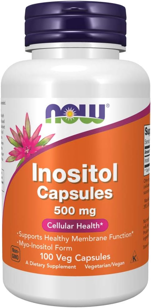 NOW Foods Inositol, 100 Capsules / 500mg