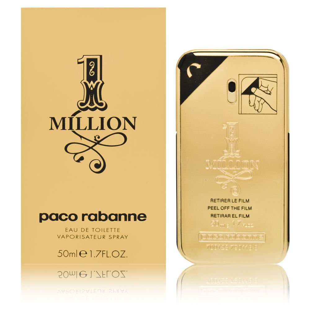 Paco Rabanne 1 Million Fragrance For Men - Fresh And Spicy - Notes Of Amber, Leather And Tangerine - Adds A Touch Of Irresistibl