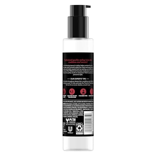 TRESemmé Perfecting Leave-In Lotion Keratin Smooth for Reducing Frizz & Sealing Split Ends, Weightless, 5.7 oz