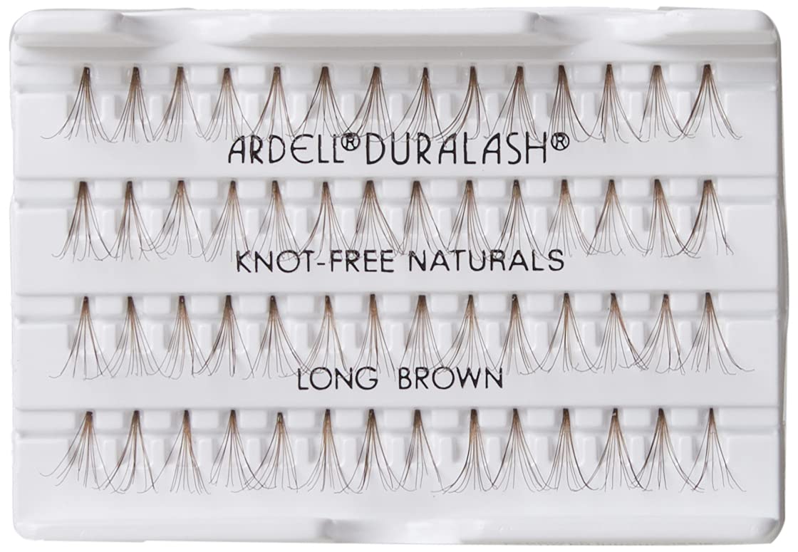 Ardell Individual Fake Eye Lashes, Naturals-Knot Free Long Brown