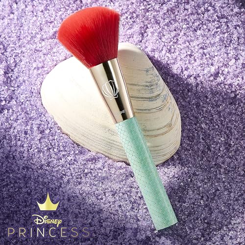 Disney Belle Maison Cosmetic Makeup Set, Makeup Essential, Princess Ariel - Includes 5pc Makeup Brush, 4pc Lip Gloss, 4pc Lip Balm