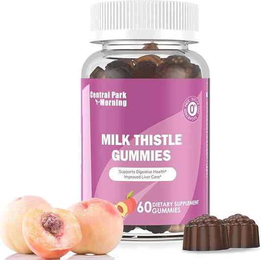 Sugar-Free Milk Thistle Gummies for Liver Cleanse, Detox & Cell Repair