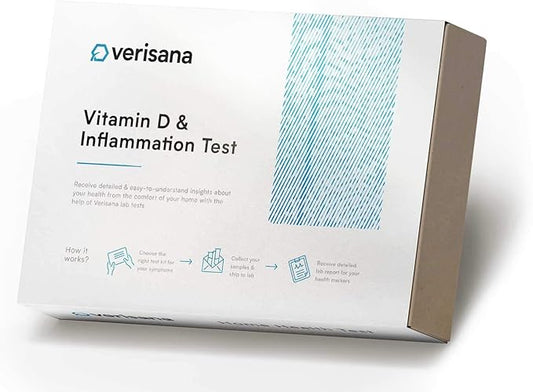 Vitamin D & Inflammation Test – Determine Your Vitamin D & CRP Level Easily at Home – Verisana Lab