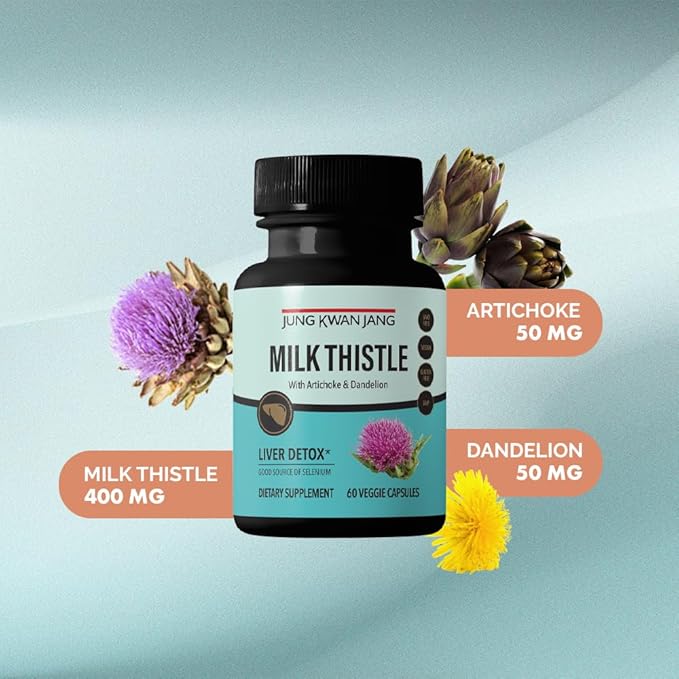 JungKwanJang Milk Thistle with Artichoke & Dandelion - 60 Capsule