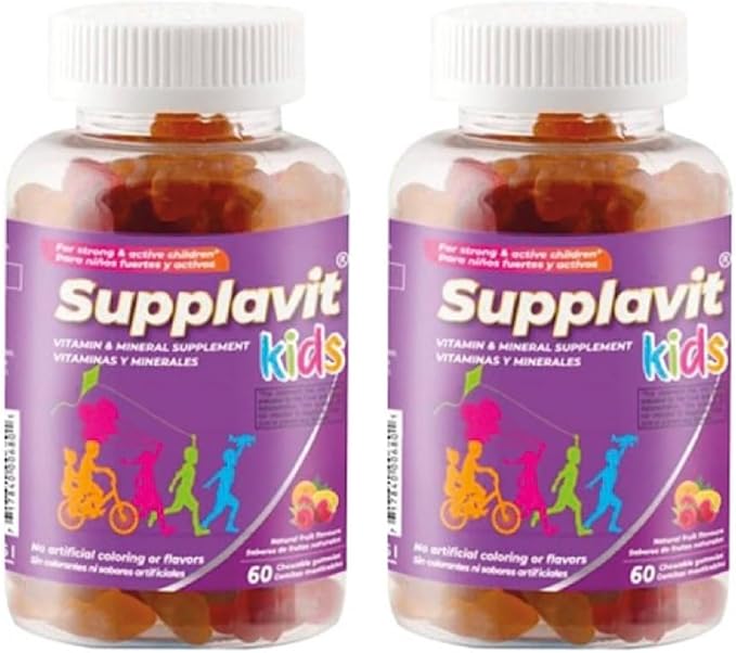 Kids Vitamins and Supplements, No Artificial Coloring, Allergen-Free for Healthy and Strong Children, Natural Fruit Flavors, Healthy and Delicious, (120 Gummies)