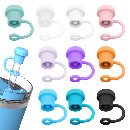 Adjustable Straw Cover for Stanley|Simple Modern|Yeti|Owala|Hydro Flask|Reduce|Maars|Meoky|MaxBase|Beast|Hydrapeak Cup, All Brand of Straw Accessories, Diameter 6mm-12mm, BPA Free, Dishwasher safe