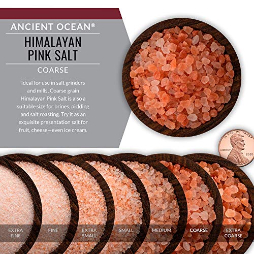 SaltWorks Ancient Ocean Himalayan Pink Salt, Coarse Grain, 5 Pound Bag