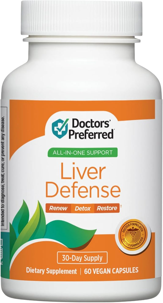 DOCTORS' PREFERRED Liver Defense with Milk Thistle | 60 Capsules