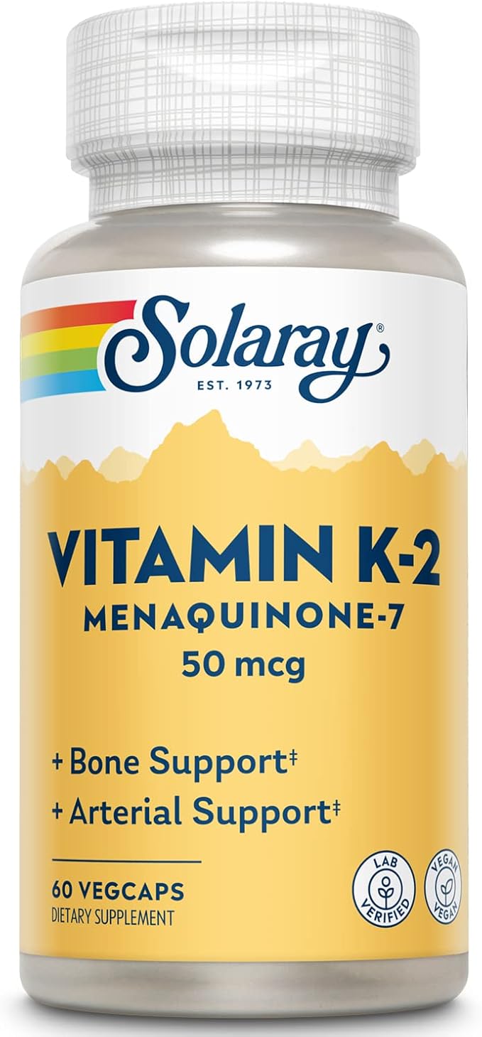 SOLARAY K-2 Mk-7 50 Mcg VCapsules | 60 Count