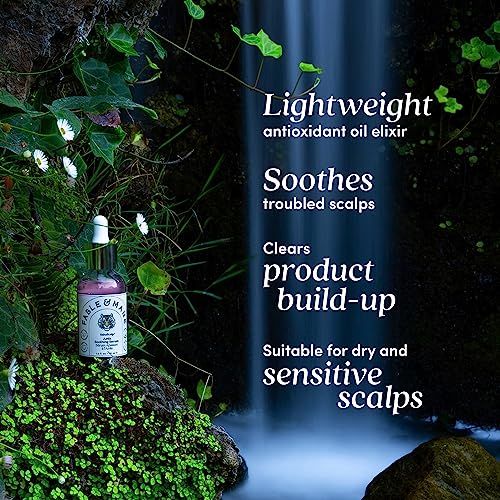 Fable & Mane Amla Soothing Serum with Rosemary Oil Purifies and Balances Irritation. Detox Treatment for Dry, Itchy or Sensitive Scalps