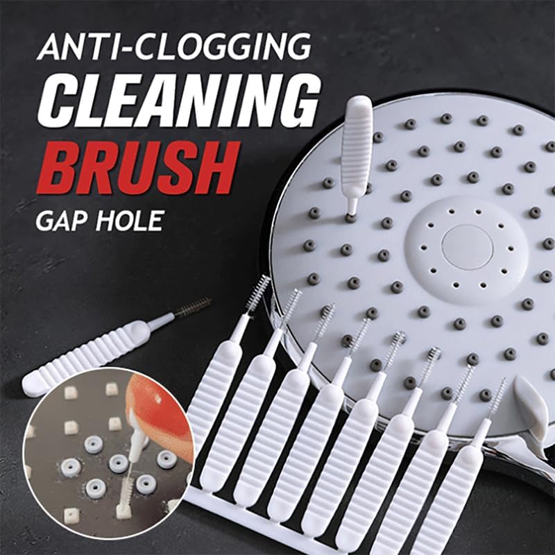 Gap Hole Anti-Clogging Cleaning Brush, 2024 Upgrade Shower Head Cleaning Brush for Small Hole Shower Head Cleaner Tool Multifunctional Hole Cleaning Brush for Pore Small Nozzle Keyboard, 30Pcs