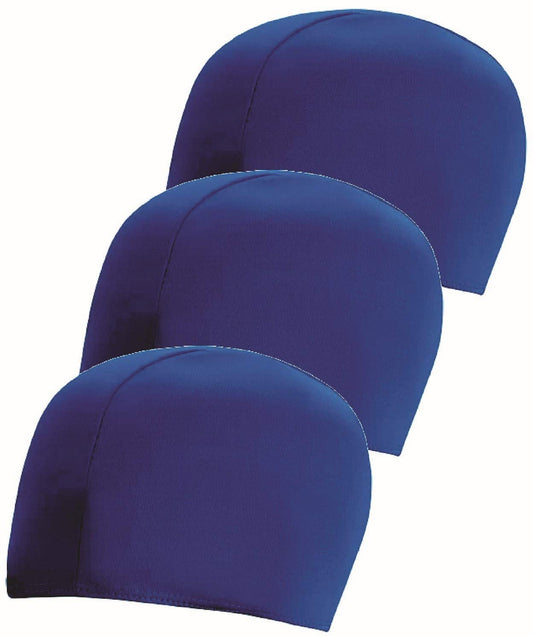Abstract Lycra Swim Cap - Comfortable Spandex Bathing Caps for Women Men Kids - Fabric Swim Cap Fits Kids All Hair Length Adult Short Hair - 3 Pack