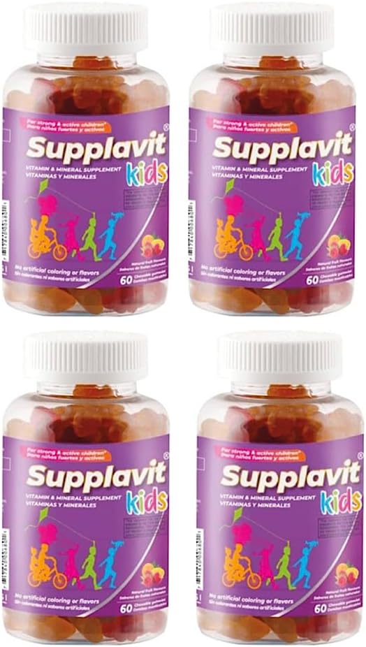 Kids Vitamins and Supplements, No Artificial Coloring, Allergen-Free for Healthy and Strong Children, Natural Fruit Flavors, Healthy and Delicious, (240 Gummies)