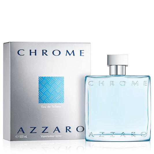 Azzaro Chrome Men'S Aquatic Citrus, Woody, Musky Eau De Toilette