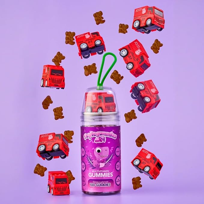 Ziva Suplegummies + Car Toy (100 Gummies)