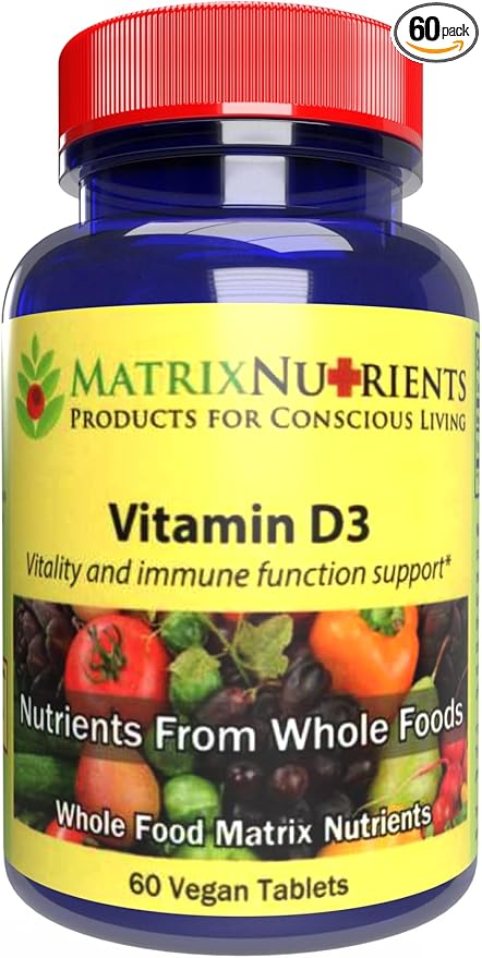 Vitamin D3 - Stronger Than The Competition! - 62.5mcg (1,000iu) Highest Absorption Rate, 100% Organic Natural Ingredients - Massive Immune Support! - Vegan Tablets (60ct)